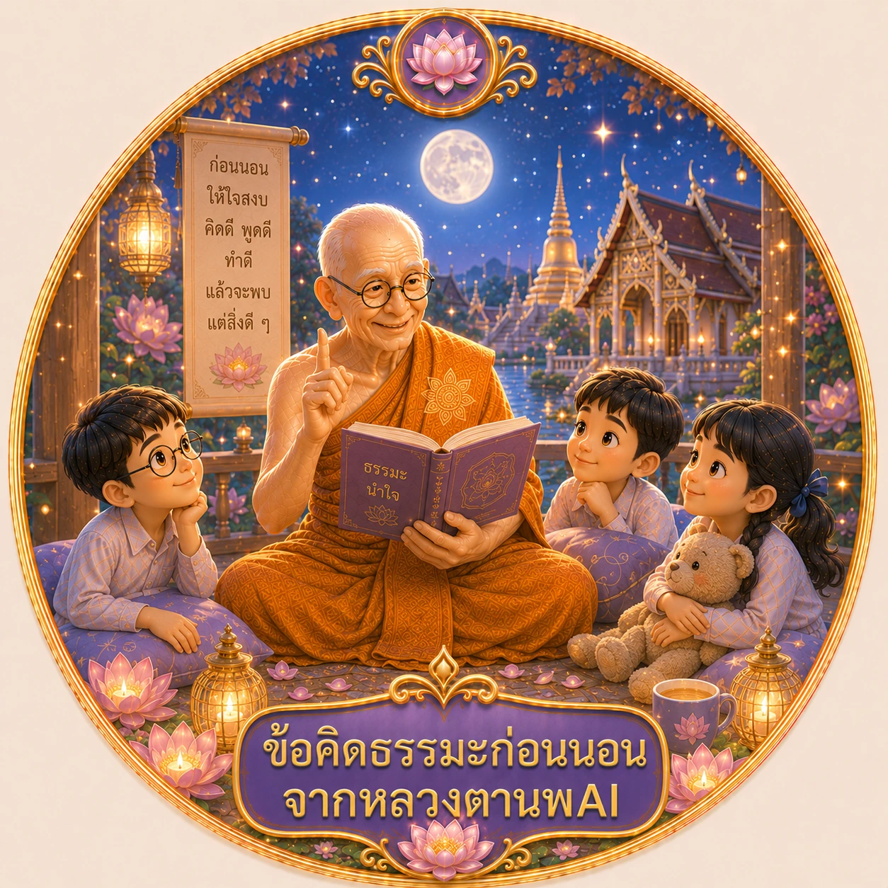 ข้อคิดธรรมะก่อนนอน